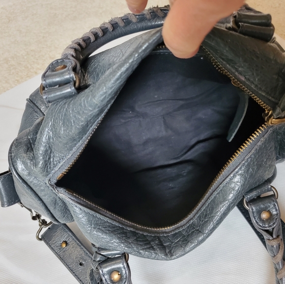 Balenciaga Mini Twiggy Crossbody bag Anthracite color - Picture 10 of 15